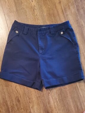 NavyRALPH Lauren Women's Casual Cuffed Shorts